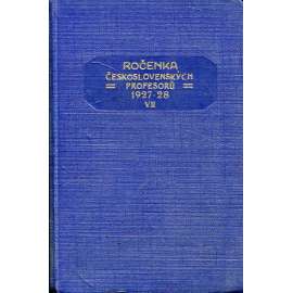 Ročenka československých profesorů 1927/1928 (učitelé, školství)