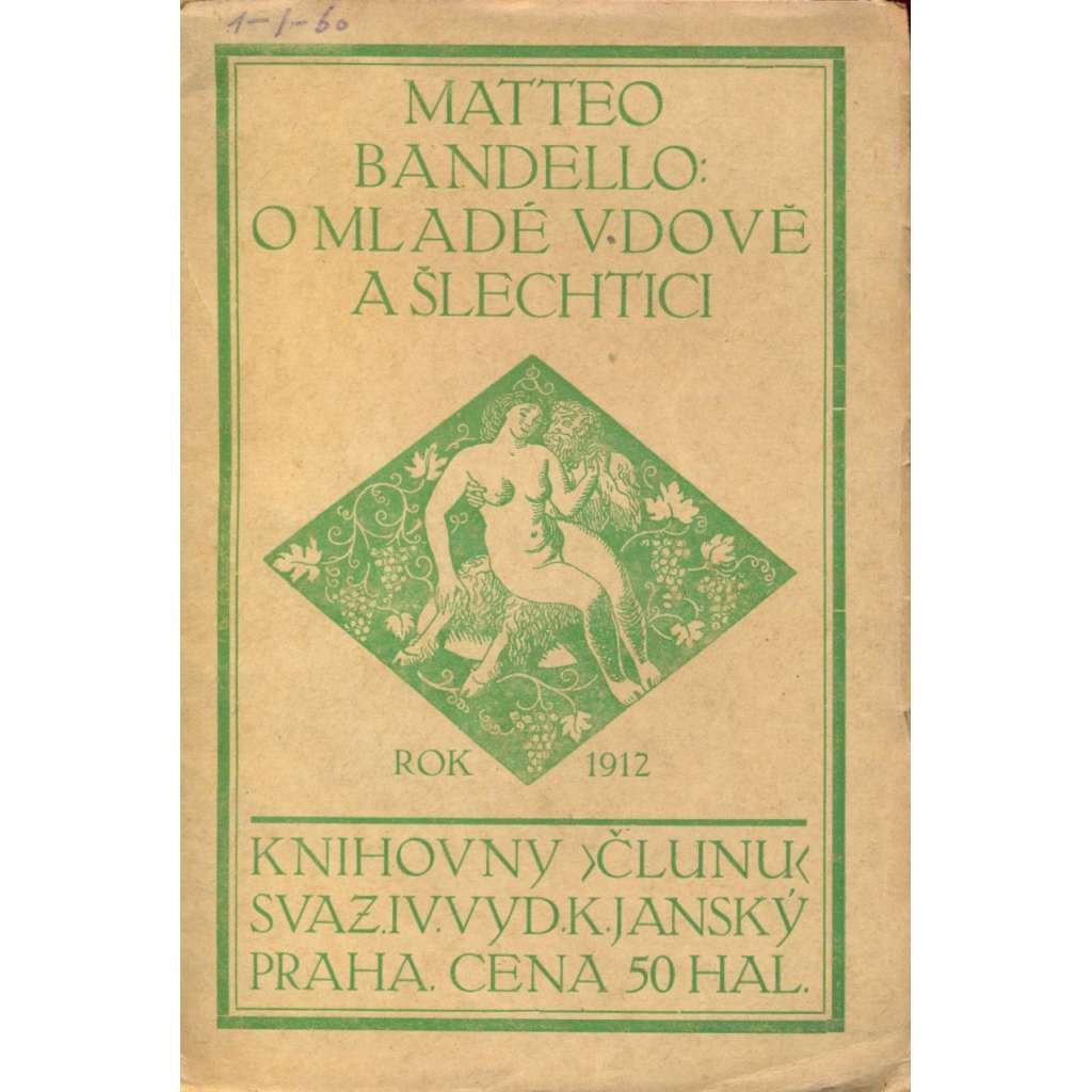 O mladé vdově a šlechtici