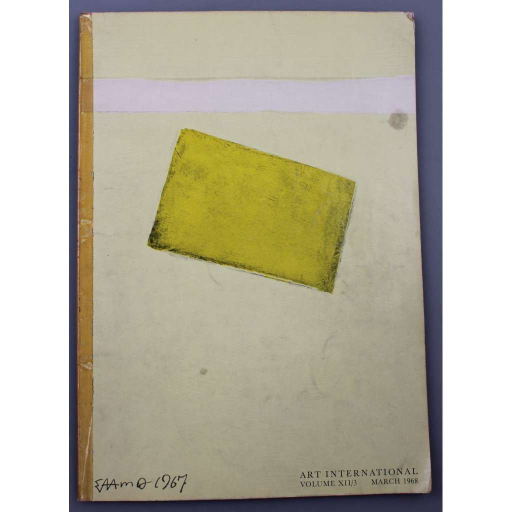 Art International. Volume XII, No. 3 (March 1968) [moderní, poválečné umění; časopisy; Švýcarsko]]