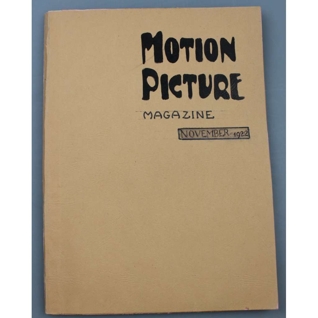 Motion Picture Magazine. November 1922 [časopis o filmu, Hollywood, Harold Lloyd, Charlie Chaplin]