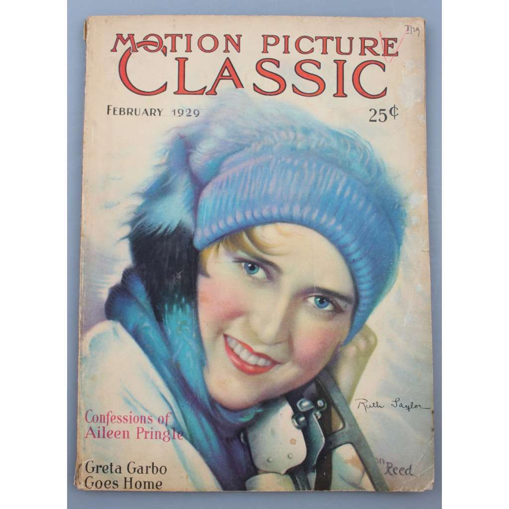 Motion Picture Classic. Vol XXVIII, No. 6 (February 1929) [časopis o filmu; Hollywood; vintage; Greta Garbo]