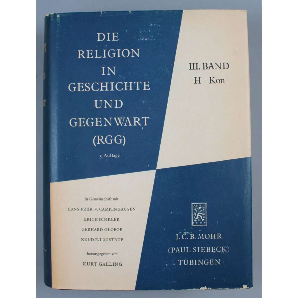 Die Religion in Geschichte und Gegenwart (RGG), sv. 3, H–Kon [náboženství; historie; křesťanství; religionistika; encyklopedie]
