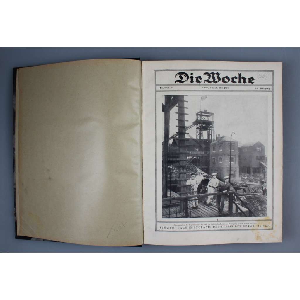 Die Woche, 1926, 28. Jahrgang, Nr. 20–39 [ilustrovaný týdeník, časopis; Německo; fotografie; Výmarská republika]