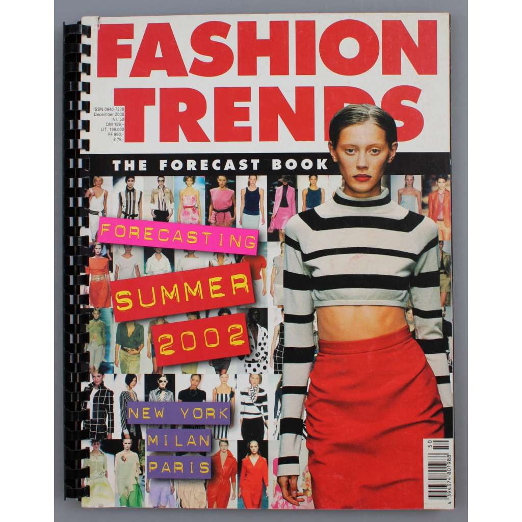 Fashion Trends: The forecast book, Summer 2002 New York, Milan, Paris [Móda, návrhy, mj. i Max Mara, Calvin Klein, Prada, Dior]