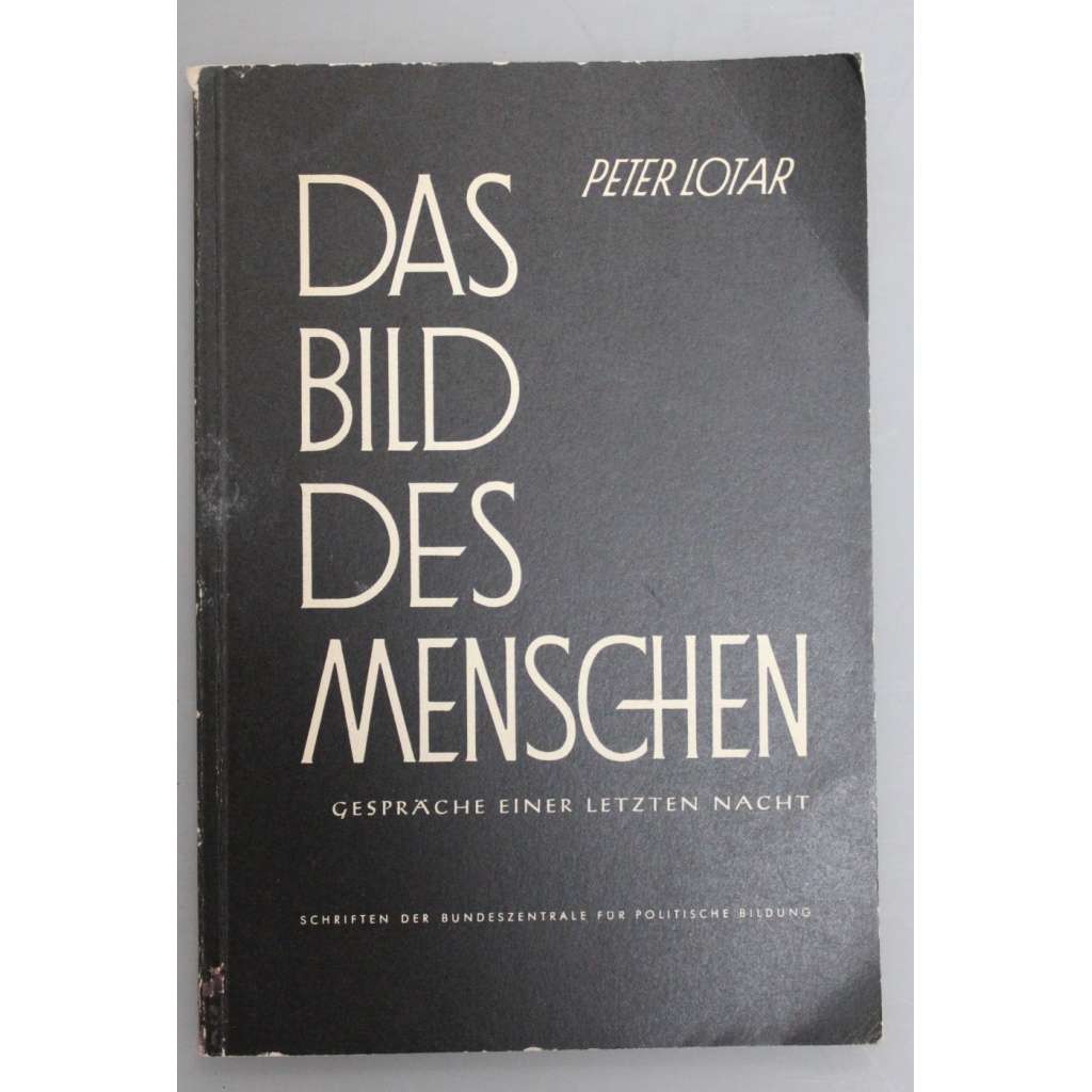Das Bild des Menschen (Obraz člověka, drama, divadelní hra)