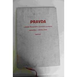 Pravda v období Slovenského národného povstania. September-október 1944 (noviny, žurnalistika, Slovensko, Slovenské národní povstání, druhá světová válka - reedice)