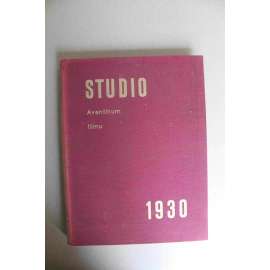 Studio. Aventinum filmu 1930-1931 (časopis, kinematografie, film, fotografie, mj. A.Hackenschmied - Nezávislý film, Avantgarda žije; Greta Garbová; Na sjezdu avantgardy v Brusselu; Anny Ondráková, Mary Pickford)