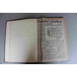 Týdenní kronika válečná 1917-1918 (noviny, týdeník, první světová válka, mj. Co se děje v Rusku?, Příměří na východě, Lenin - Trocký, První máj, Příměří a československý stát)