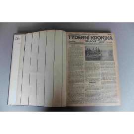 Týdenní kronika válečná 1915-1916 (noviny, týdeník, první světová válka, mj. Mnich Rasputin, František Josef I, Boje v Alpách, Tarnopol, Halič, Bombardování Londýna)