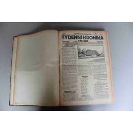 Týdenní kronika válečná 1915-1916 (noviny, týdeník, první světová válka, mj. Mnich Rasputin, František Josef I, Boje v Alpách, Tarnopol, Halič, Bombardování Londýna)