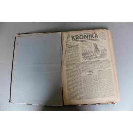 Kronika. Týdenník československého lidu 1921-1922 (časopis, týdeník, první republika, mj. Čtyři roky dělnické vlády v Rusku, President o komunismu, Karel Liebknecht a Rosa Luxemburgová, Pozemková reforma)