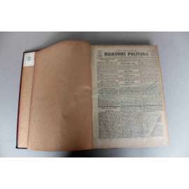 Národní politika 1910 [1] ročník XXVIII (leden-červen) [noviny, odpolední vydání, Rakousko Uhersko, mj. Francie a Turecko, Poláci a Němci v Haliči, Rakousko-Uhersko a Rusko, Úmrtí krále Eduarda, B. Björnson - úmrtí, Roosevelt ve Vídni)