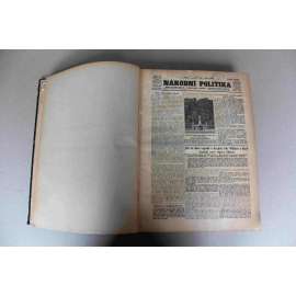 Národní politika 1929 ročník XLVII (září-prosinec) [noviny, odpolední vydání, první republika, mj. Edison velice vážně ochuravěl, Emerich Rath, Praha ve dnech svatováclavských oslav, Naše Podkarpatská rus, Ruské korunní klenoty na prodej)