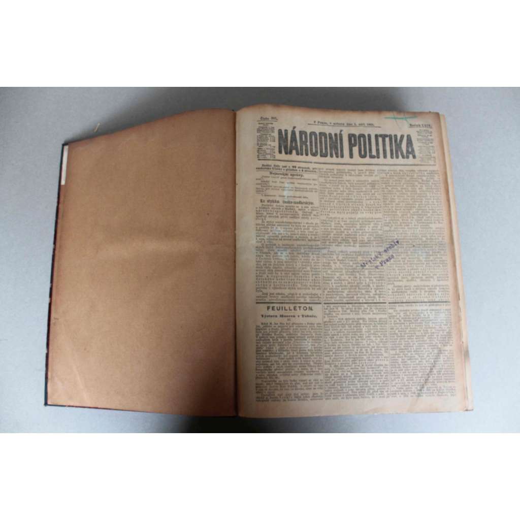 Národní politika 1906 [5] ročník XXIV (září, říjen) [noviny, deník, Rakousko Uhersko, mj. Císařské manévry ve Slezsku, Dni reklamy na výstavišti, Sedmý sjezd slov. novinářů v Uh. Hradišti, Česká zahradnicko-ovocnická výstava v Praze)