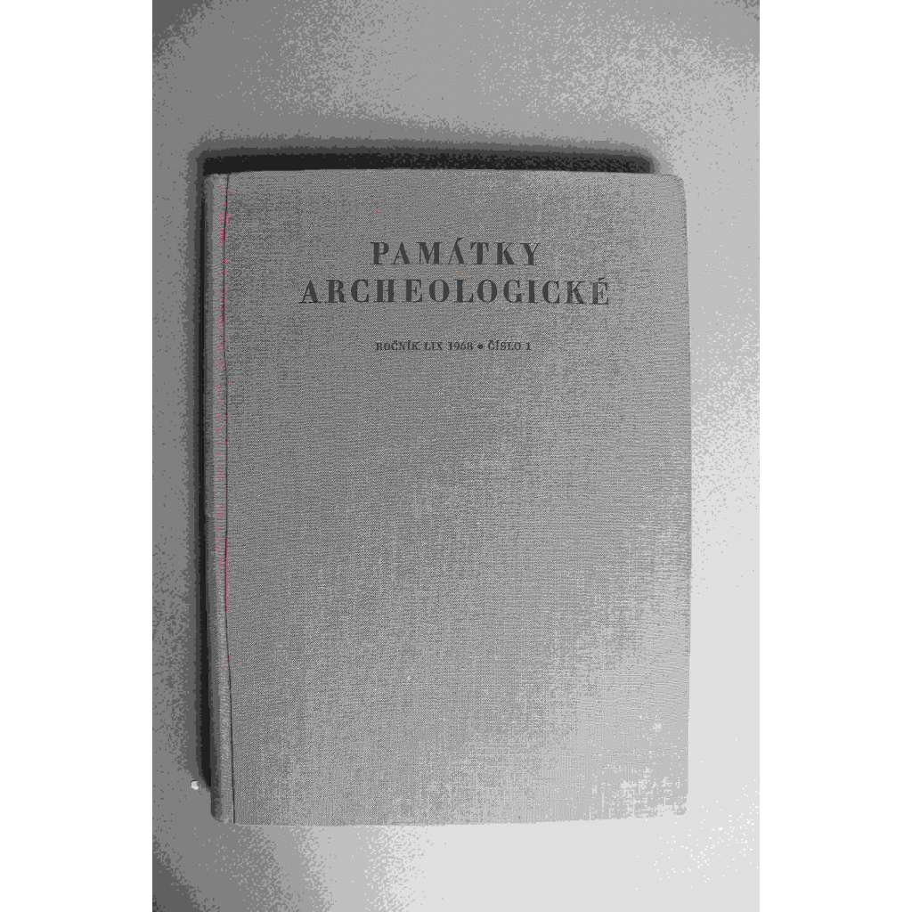 Památky archeologické LIX 1968 (časopis, archeologie, mj. O. Kytlicová - Slovanské pohřebiště v Brandýsku; E. Vlček - Čáslavská kalva; Nad odkazem Jana Eisnera)