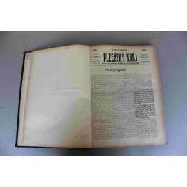 Plzeňský kraj. Agrární list věnovaný zájmům lidu na českém západě 1907, roč. I. (časopis, Plzeň, politika, venkov, mj. Antonín Švehla, Sněm království Českého, Volební úspěchy agrárníků, Velký den západočeského venkova)