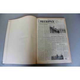 Priekopník. Týždenník krajského výboru KSS v Košiciach 1955, roč. IV. (noviny, týdeník, komunismus, Košice, mj. Košice obliekajú nové rúcho, Deň baníkov, Vyhnat kulakov z hrabušického družstva)