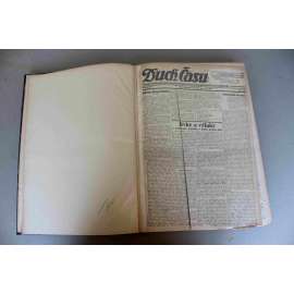 Duch Času. Časopis Československé sociální demokracie pro Moravu a Slezsko 1921, roč. XXIII. (Sociální demokracie, první republika, mj. Komunistický zločin loupežné vraždy, President Masaryk v Brně, 28. říjen, Napěti mezi Ruskem, Finskem a Japonskem)