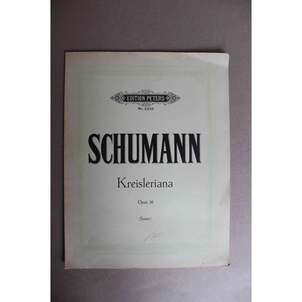 Kreisleriana, Opus 16 (noty, piano - klavír)