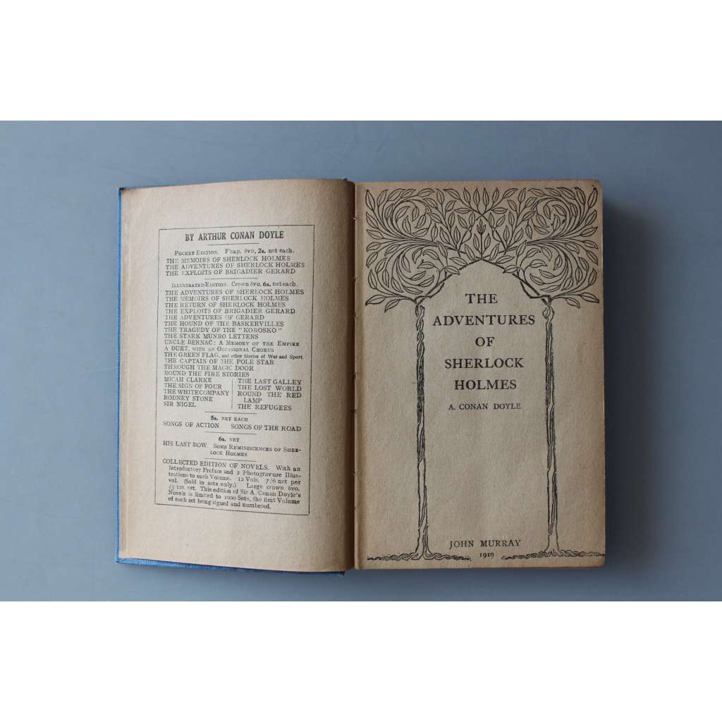 The Adventures of Sherlock Holmes ( Dobrodružství Sherlocka Holmese, detektivka, Skandál v Čechách, Spolek ryšavců, Záhada Boscombského údolí, Případ totožnosti)