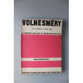 Volné směry 1928-1929, roč. 26 (č. 1-12) (Umělecký měsíčník, malířství, sochařství, mj. Václav Špála - K věci; Fr. Kovárna - Surrealismus a malířství; H. Tietze - A. Dürer, E. Munch; V. H. Brunner; V. Kramář - Kubismus)