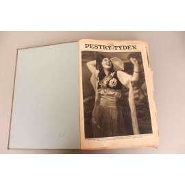 Pestrý týden 1936, roč XI (leden-prosinec) (časopis, týdeník, první republika, mj. Výstava moravské a slezské gotiky v Brně, Anglicko-francouzská demonstrace proti Italii, Jarmila Novotná v Praze, Válka Italsko-Habešská pokračuje)