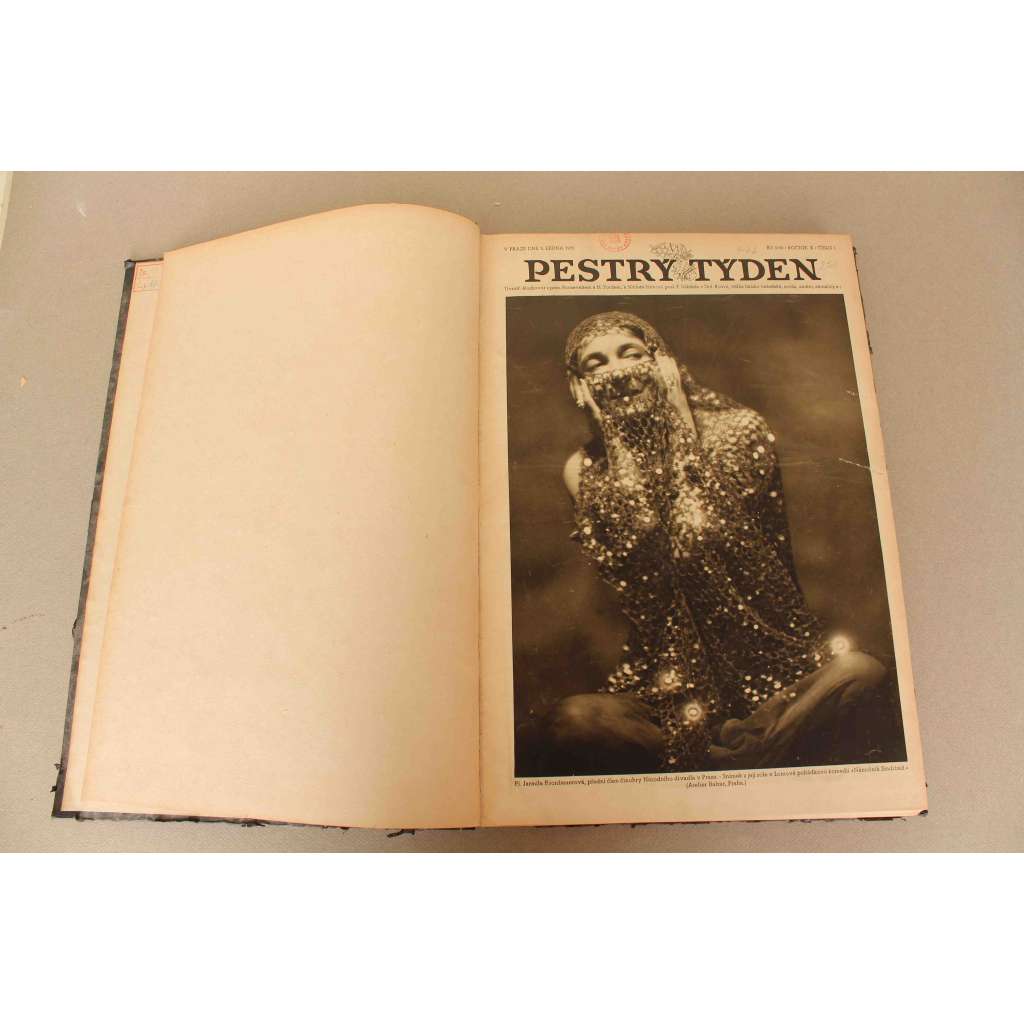 Pestrý týden 1935, roč. X (časopis, týdeník, první republika, mj. Amerika v boji s krisi [F. Roosevelt], Válka mezi Italii a Habeší, Sársko před plebiscitem, Vysoké Tatry, Golgota [film], Dopravní letectví)