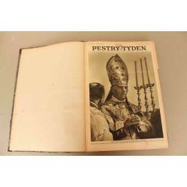 Pestrý týden 1935, roč. X (časopis, týdeník, první republika, mj. Třebíčská bazilika sv. Prokopa, Sjezd ČSR legionářů, Elektrická kuchyně, Masarykův okruh Brno, Válka v Habeši)