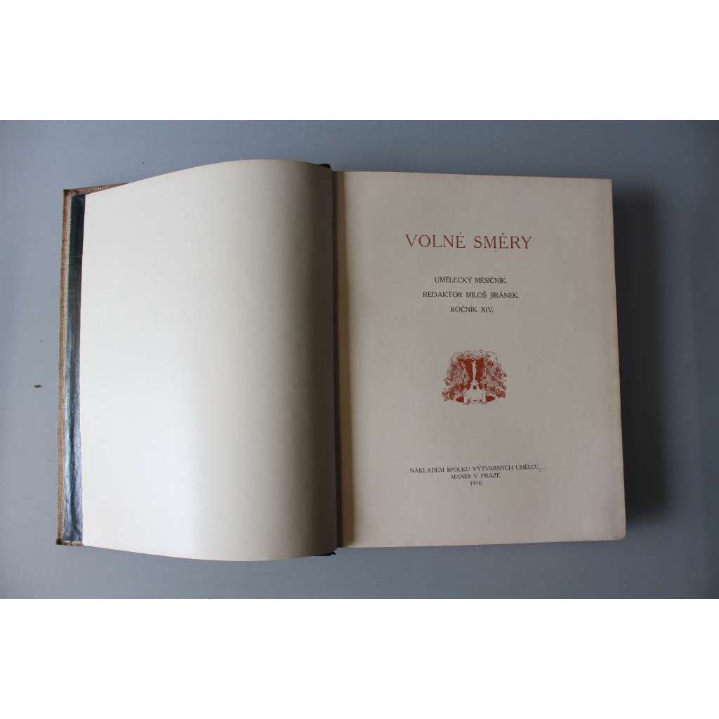 Volné směry 1910, roč. 14 (Umělecký měsíčník, malířství, sochařství, mj. Auguste Rodin, dílo a člověk; E. Filla - H. Daumier; J. M. Graefe - Henri de Toulouse Lautrec; V. Kramář - O vídeňské škole dějin umění; ilustrace: Matisse, Redon, Gauguin, van Gogh)