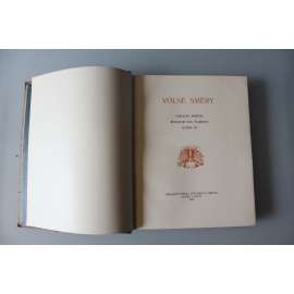 Volné směry 1908, roč. 12 (Umělecký měsíčník, malířství, sochařství, mj. Vinohradské divadlo; A. Hofbauer - Japonské umění; V. van Gogh - Z korespondence; J. M. Graefe - E. Degas; ilustrace: Degas, Ingres,Rodin, Štursa)