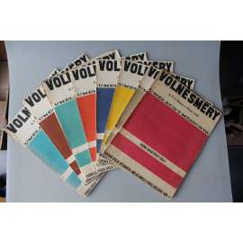 Volné směry 1928-1929, roč. 26 (č. 1-12) (Umělecký měsíčník, malířství, sochařství, mj. Václav Špála - K věci; Fr. Kovárna - Surrealismus a malířství; H. Tietze - A. Dürer, E. Munch; V. H. Brunner; V. Kramář - Kubismus)