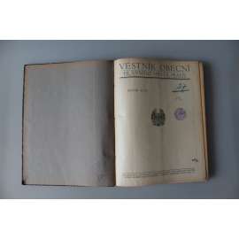 Věstník obecní hlavního města Prahy 1920, roč. XXVII. (časopis, Praha, první republika, mj. Styky Prahy s cizinou, Síně v Obecním domě, Městské zastupitelstvo, Slezská výprava v Praze)