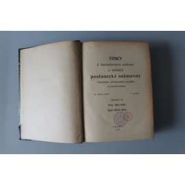 Tisky k těsnopiseckým zprávám o schůzích poslanecké sněmovny republiky Československé 1930-1931 (801-990) (parlament, první republika, těsnopis)