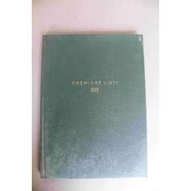 Chemické listy pro vědu a průmysl 1948. roč. 42 (časopis, chemie, mj. Meziprodukty pro výrobu barviv, Dělení uranu a železa, Synthesa vitaminu A, Adiabatická expanse v trysce rakety)