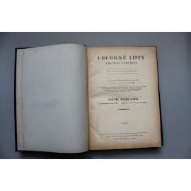 Chemické listy pro vědu a průmysl 1939. roč. 39 (časopis, chemie, mj. O jodovém čísle říčních vod, Hrubé hmoty v odpadních vodách, Naše sklářství v novém státě, Co předcházelo vynálezu daguerrotypie) Chemické listy pro vědu a průmysl 1939. roč. 39 (časopis, chemie, mj. O jodovém čísle říčních vod, Hrubé hmoty v odpadních vodách, Naše sklářství v novém státě, Co předcházelo vynálezu daguerrotypie)