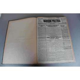 Národní politika 1941, roč. LIX (listopad-prosinec) (noviny, deník, protektorát, druhá světová válka, mj. Hlavní město Krymu, Simferopol, dobyto; Je válka v Tichém oceáně neodvratná?, Vůdcova řeč v Mnichově [Hitler], Emil Hácha)