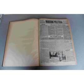 Národní politika 1944, roč. LXII. (říjen-prosinec) (noviny, deník, protektorát, druhá světová válka, mj. Osud varšavského povstání, Nepřátelský tlak severně od Antverp, Bitva o Cáchy pokračuje, Prudké boje v Holandsku, Další německý postup k západu) Národní politika 1944, roč. LXII. (říjen-prosinec) (noviny, deník, protektorát, druhá světová válka, mj. Osud varšavského povstání, Nepřátelský tlak severně od Antverp, Bitva o Cáchy pokračuje, Prudké boje v Holandsku, Další německý postup k západu)