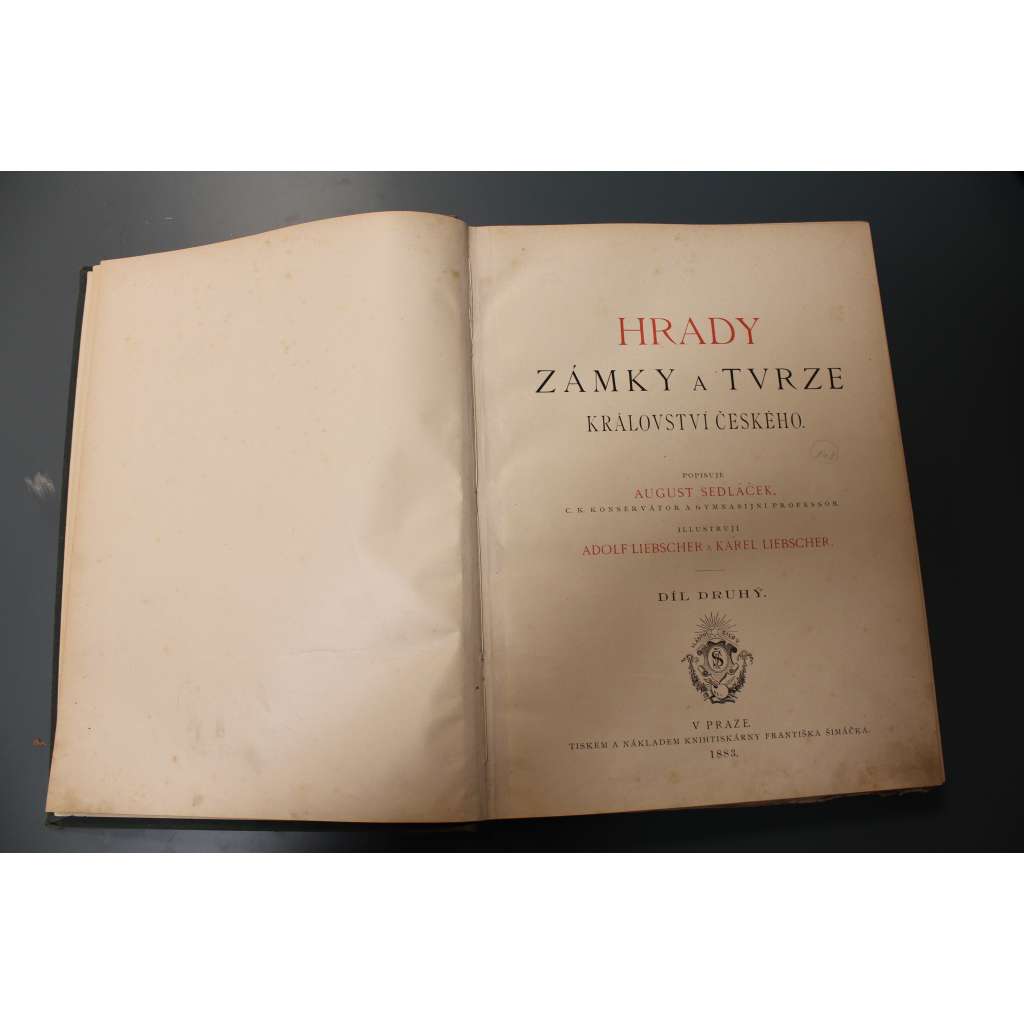 Hrady, zámky a tvrze Království českého. Díl II. Hradecko (historie, architektura, mj. Potštein, Kostelec nad Orlicí, Opočen [Opočno], Lanškroun, Jaroměř, Hradec Králové)