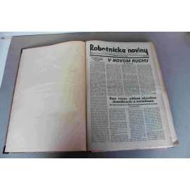 Robotnické noviny 1936, roč. 33 (leden-březen) (noviny, deník, první republika, Slovensko, mj. Rakúsky kancelár do Prahy, Francúzská vláda podá demisiu [Daladier], Pohreb anglického krála Juarja V., Mussolini, Hitler si chce vynútit vyjednávanie)