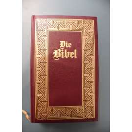 Die Bibel (Bible, Starý Zákon, Nový Zákon; ilustrace Matthäus Merian; polokoženková vazba - vazba kůže)