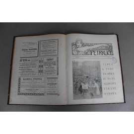 Petrklíče 1898, roč. I. (časopis, dekadence, satira, mj. Heros či modla?, První máj, Zakletý zámek, Pod Vltavou, Lekníny, Moderní prosaická bajka)