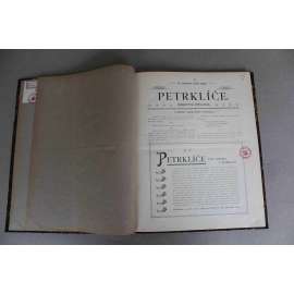 Petrklíče 1898, roč. I. (časopis, dekadence, satira, mj. Heros či modla?, První máj, Zakletý zámek, Pod Vltavou, Lekníny, Moderní prosaická bajka) Petrklíče 1898, roč. I. (časopis, dekadence, satira, mj. Heros či modla?, První máj, Zakletý zámek, Pod Vltavou, Lekníny, Moderní prosaická bajka)