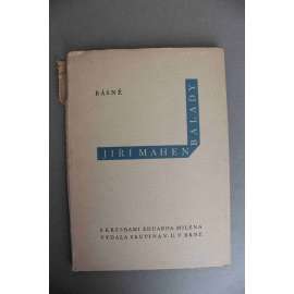 Balady. Básně (poezie, bibliofilie; 6x litografie a podpis Eduard Milén)