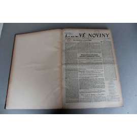 Lidové noviny 1944, roč. 52 (listopad-prosinec) (protektorát, deník, druhá světová válka, mj. E. Moravec - Do třetice v roce 1944, Rosteme, Druhé Gallipoli zraje; Tuhé boje na východě, Vůdcovo dostiučinění nad vývojem Protektorátu [Hitler, Frick, Hácha])