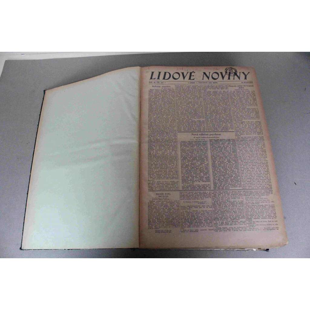 Lidové noviny 1930, roč. 38 (červenec - září) (deník, první republika, mj. Moravští legionáři u pana presidenta, Po požáru pardubského lihovaru; Itálie a Malá dohoda; Rousínov výstavní trhy; F. Peroutka - Vaše vina!, Anny Ondráková)