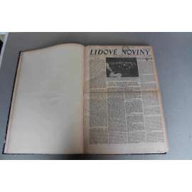 Lidové noviny 1943, roč. 51 (březen-duben) (protektorát, deník, druhá světová válka, mj. Útok u Izjumu dobře pokračuje, Osa vybojuje Evropě mír, Odkaz R. Heydricha, Útok u Charkova, Schůzka Vůdce a Duceho, Katyn)