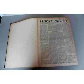 Lidové noviny 1938, roč. 46 (leden-únor) (deník, první republika, mj, Válka v Číně, Úzkost rumunských židů, Španělsko - občanská válka, Čankajšek, Itálie pro sblížení s Malou dohodou, Hitler podáva ruku a hrozí)