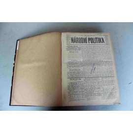 Národní politika 1905 [1] ročník XXIII (leden-únor) [noviny, deník, Rakousko Uhersko, mj. Válka rusko-japonská, Port Artur, Krvavé bouře v Petrohradě (Ruská revoluce), Občanská válka na Kavkazu)