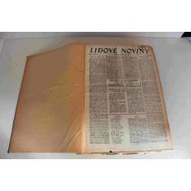 Lidové noviny 1931, roč. 39 (leden-březen) (deník, první republika, mj. Stávka horníků v Porůří, Maršál Joffre zemřel, F. Peroutka - Jak proti komunistům, Miss Evropa 1931, Evropa či Velkoněmecko)