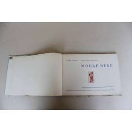 Modré nebe (poezie, život dětí; ilustrace Josef Čapek)